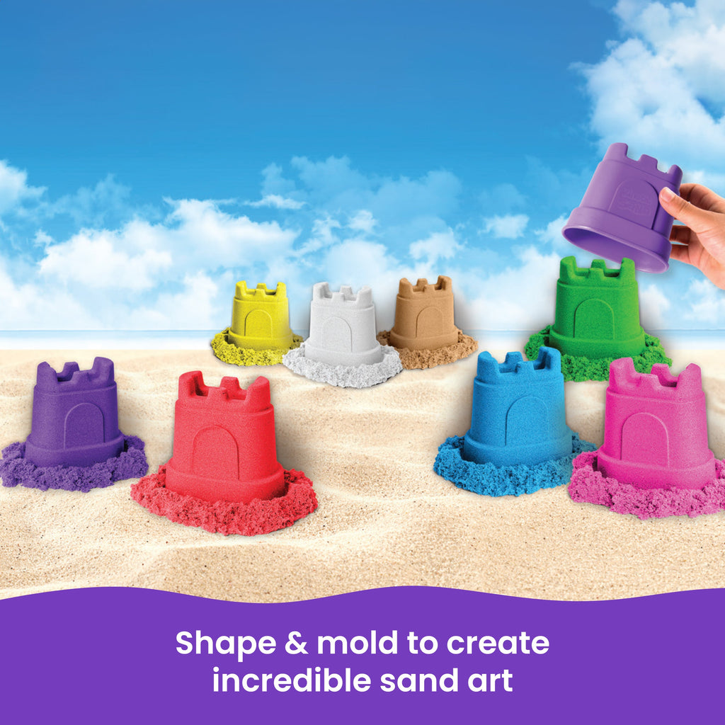 Kinetic Sand, Castle Container 10-Pack