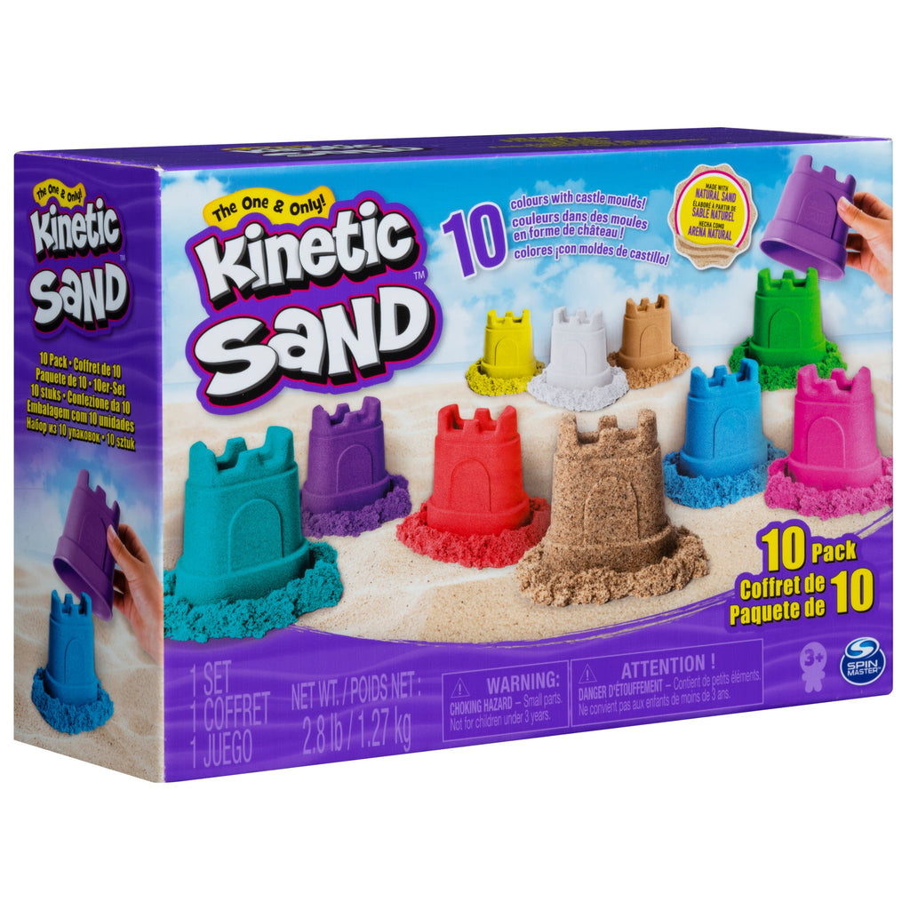 Kinetic Sand, Castle Container 10-Pack