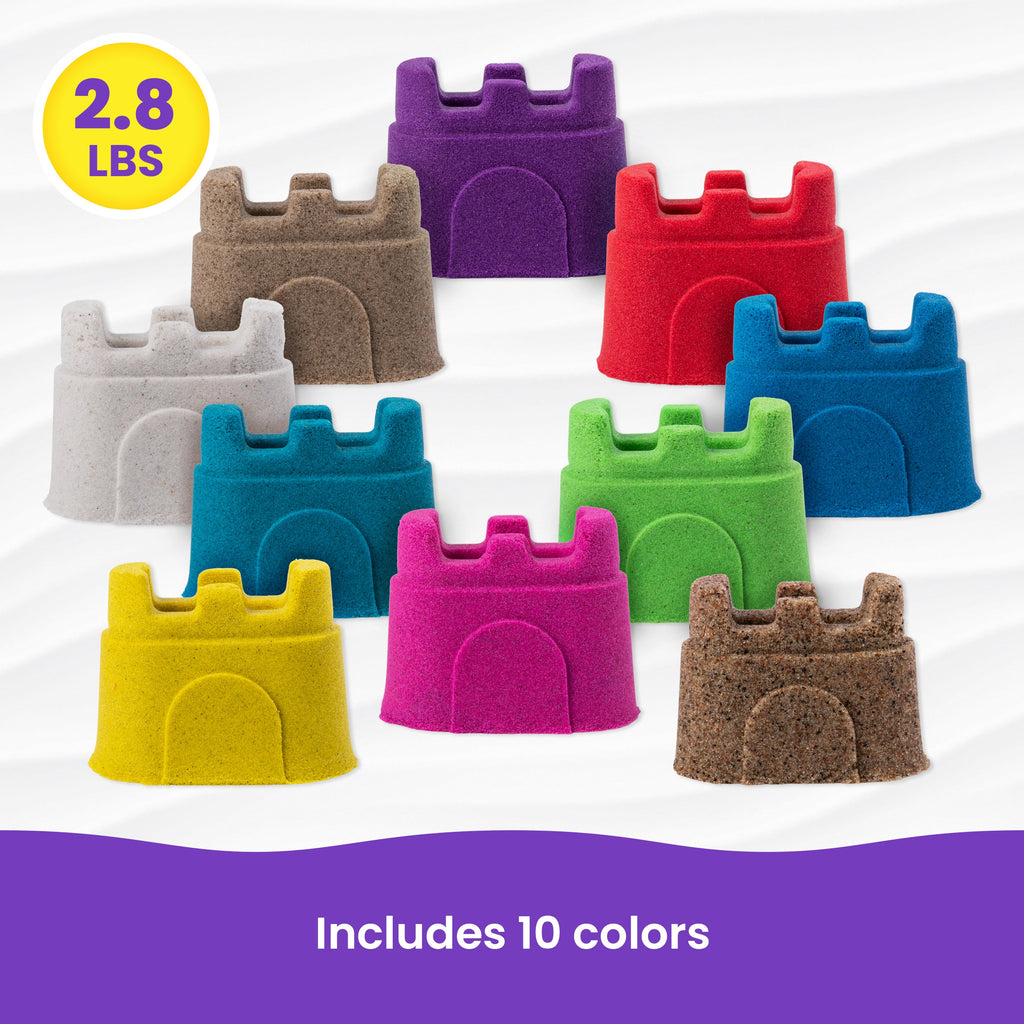 Kinetic Sand, Castle Container 10-Pack