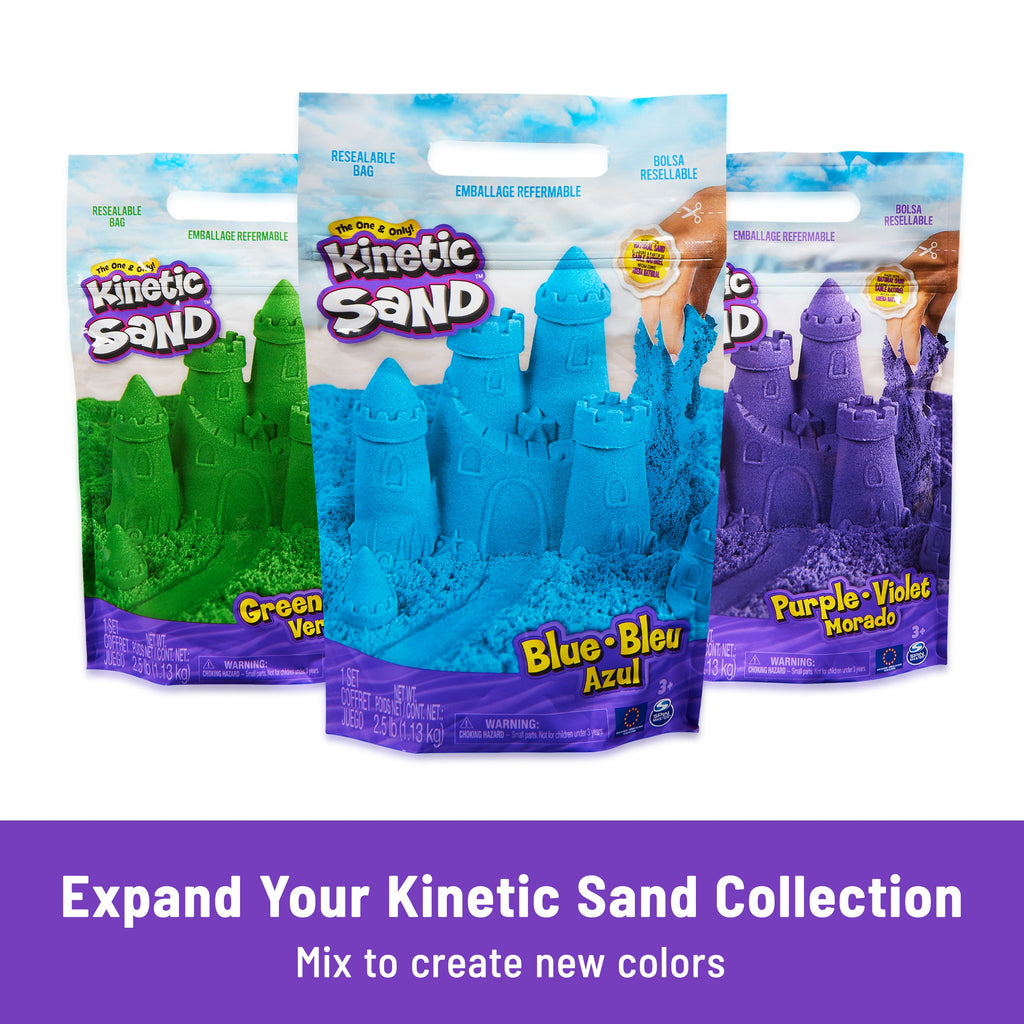 Kinetic Sand, 1lb Blue Sandbox Playset