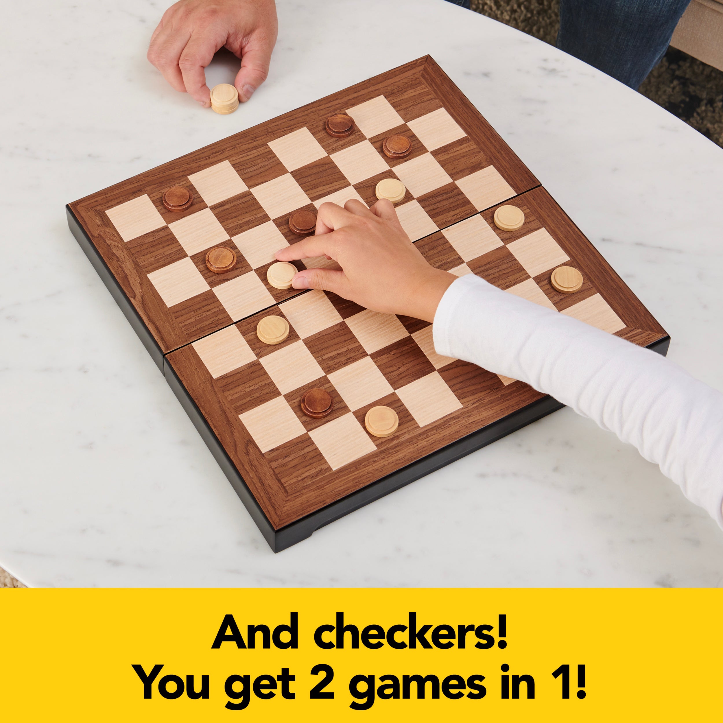Legacy Deluxe Chess & Checkers Set