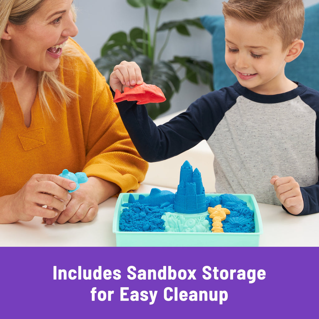 Kinetic Sand, 1lb Blue Sandbox Playset