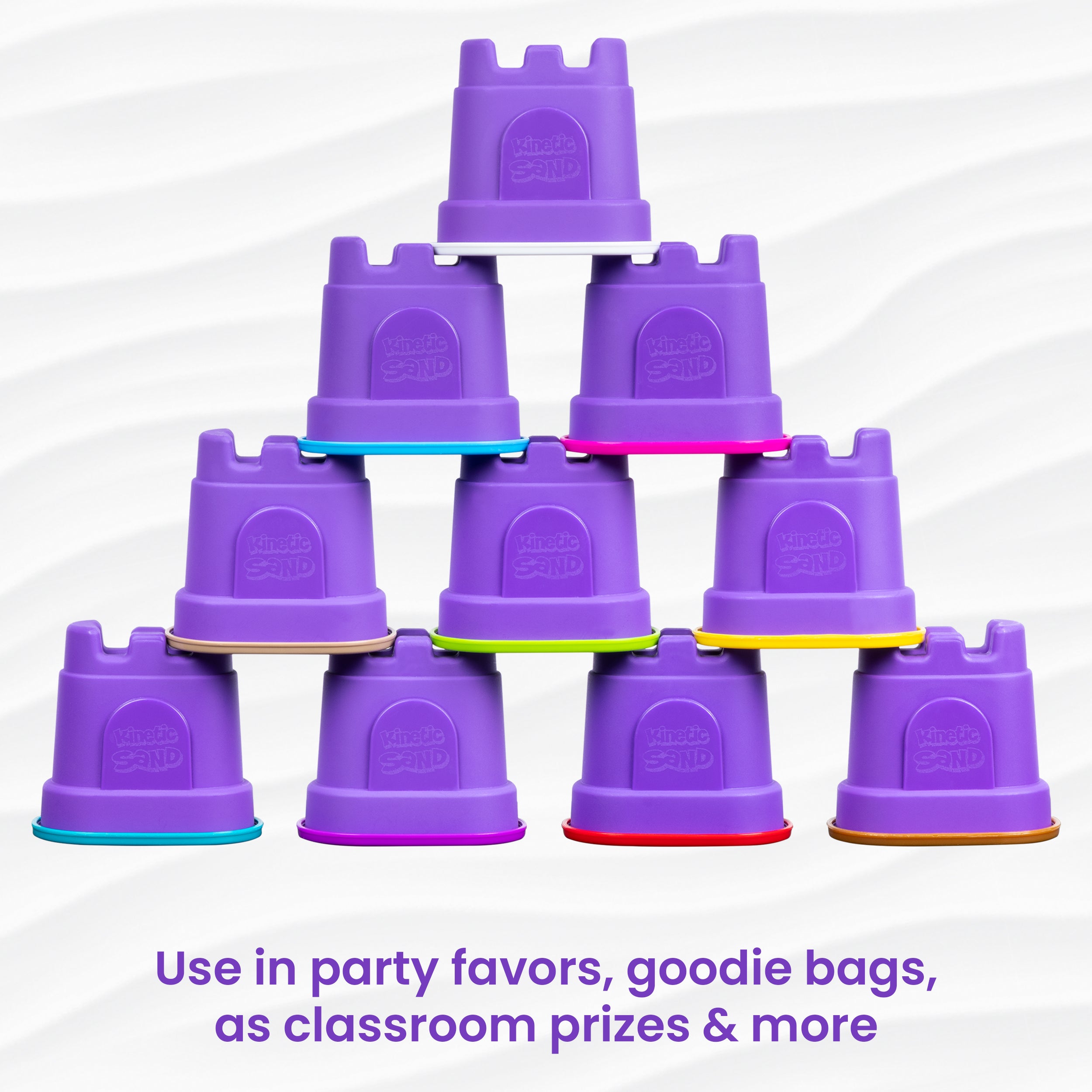 Kinetic Sand, Castle Container 10-Pack
