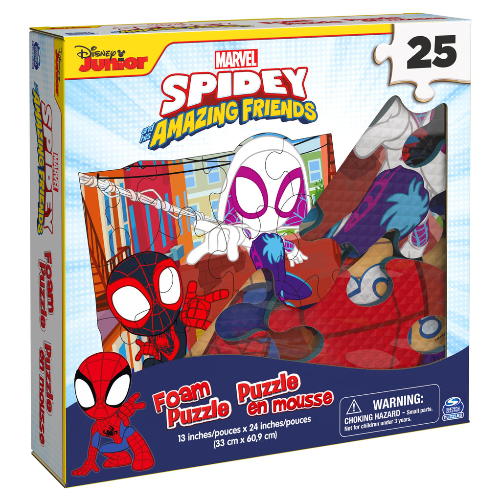 Disney Junior Spidey and his Amazing Friends, 25-Piece Foam Jigsaw Puzzle